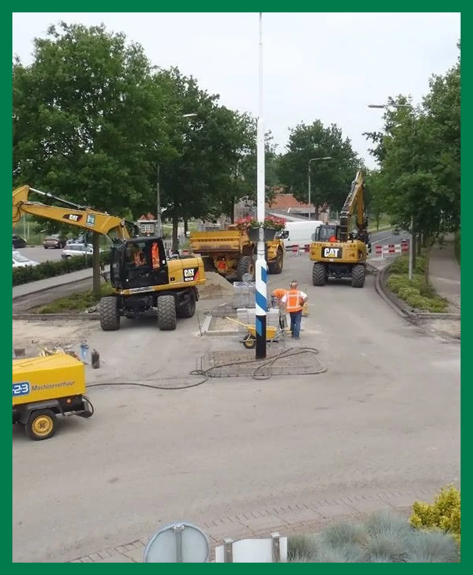 Wegwerkzaamheden gedaan door reko raalte